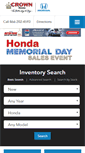Mobile Screenshot of crownhonda.com